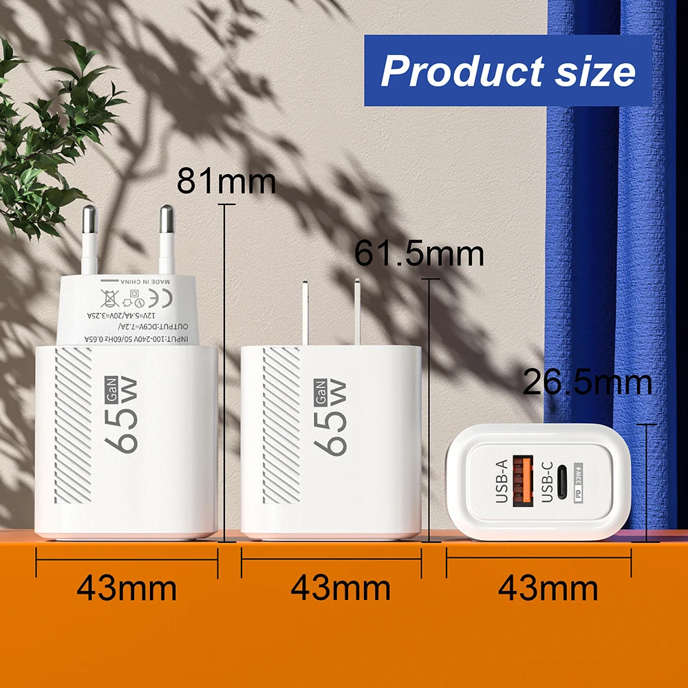 NexBuy™ GaN 65W Fast Charger