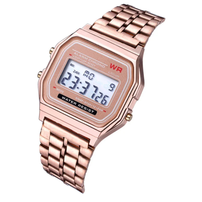 NexBuy™ Steel Band Digital Watch