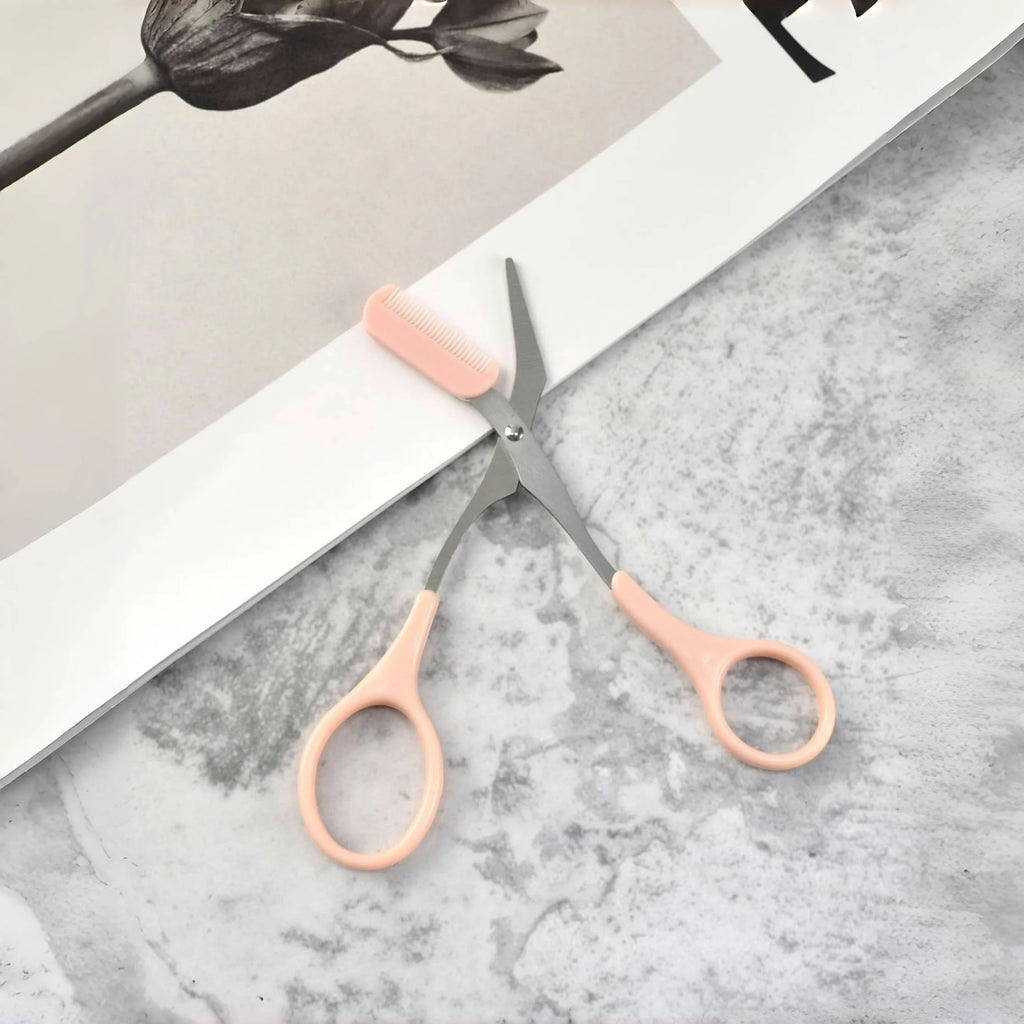 NexBuy™ Eyebrow Trimming Scissors Comb