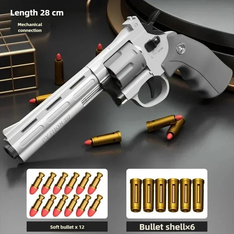 NexBuy™ Magnum Zp-5 357 Long Alloy Revolver Soft Bullet