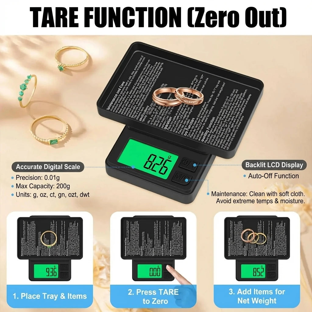 NexBuy™ Precision Digital Pocket Scale