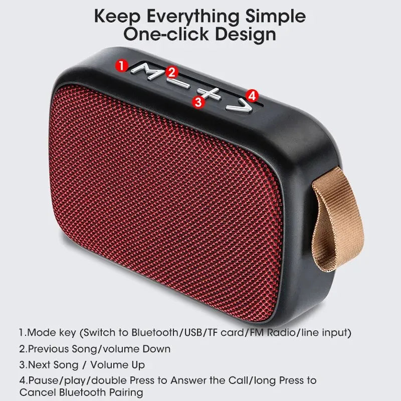 NexBuy™ Portable Wireless Mini Speaker