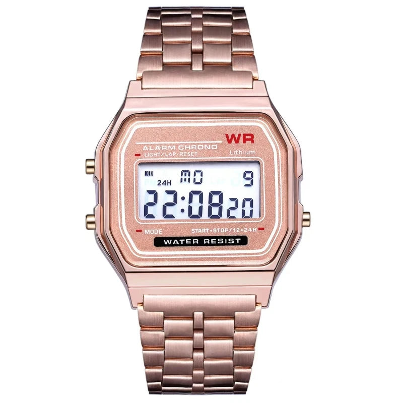 NexBuy™ Steel Band Digital Watch