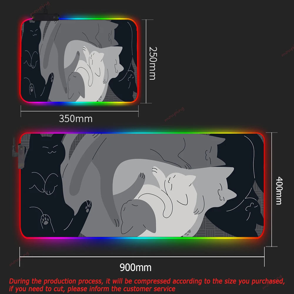 NexBuy RGB Gaming Mouse Pad with LED Backlit – XXL Deskmat