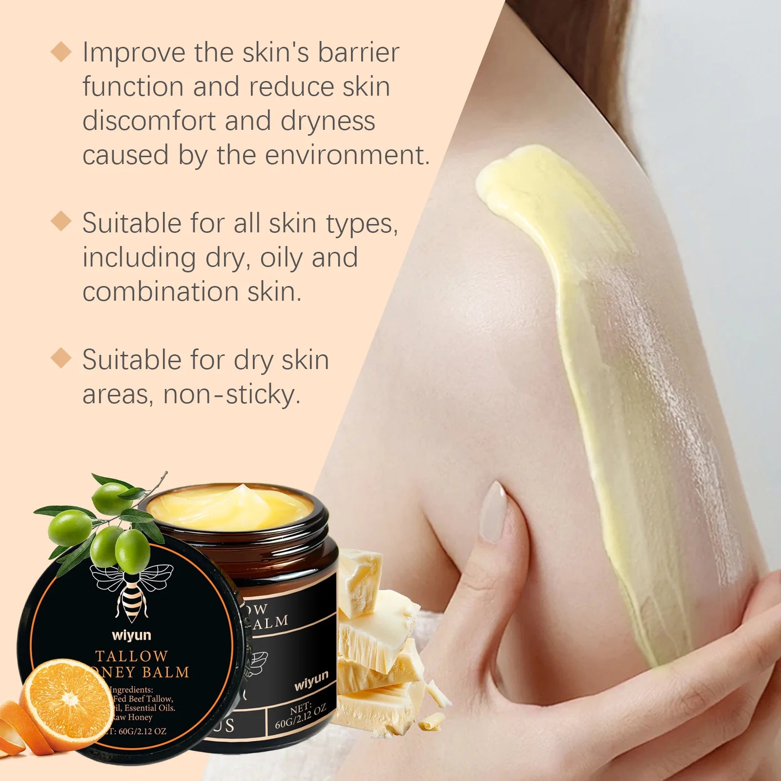 WIYUN Tallow Honey Balm