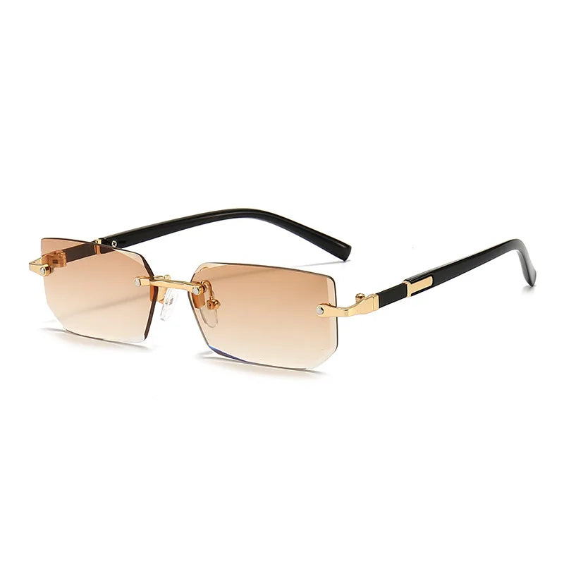 NexBuy™ Rimless Rectangle Sunglasses