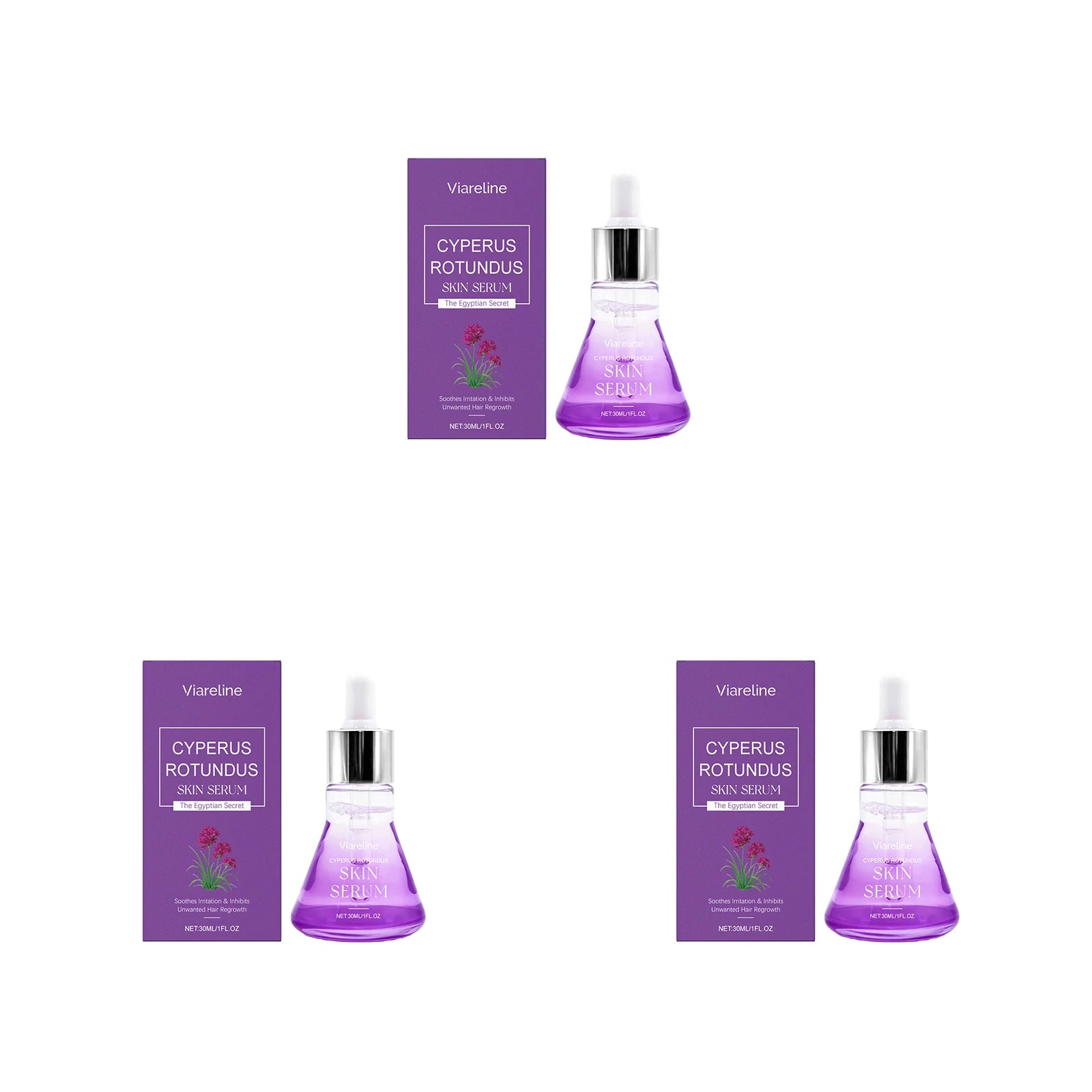 Viareline Cyperus Rotundus Hair Inhibitor Serum