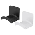 NexBuy™ Headphone Wall Mount Hook — Adhesive Headset Holder, Gaming Controller Rack, Black / White