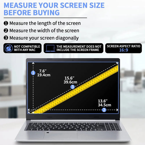 NexBuy™ 15.6" Laptop Screen Protector