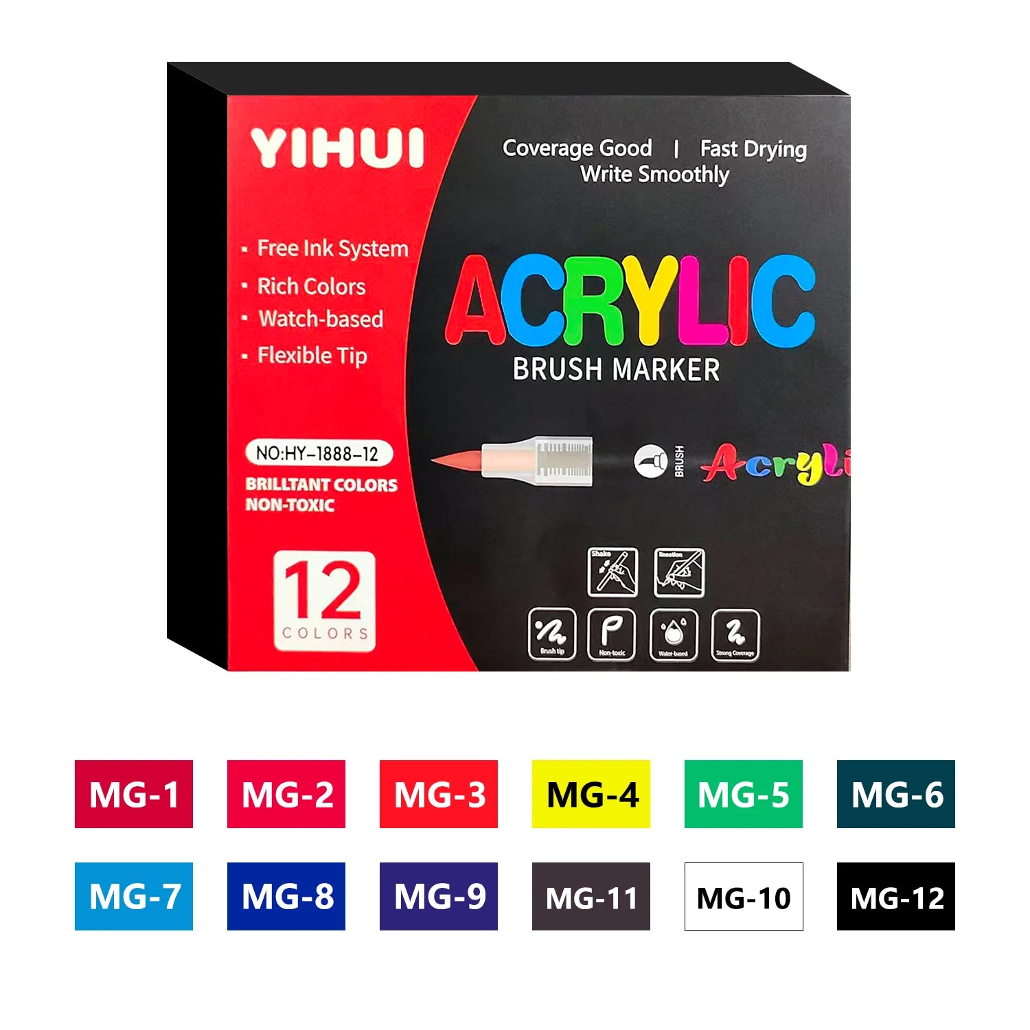 YIHUI Acrylic Paint Pens