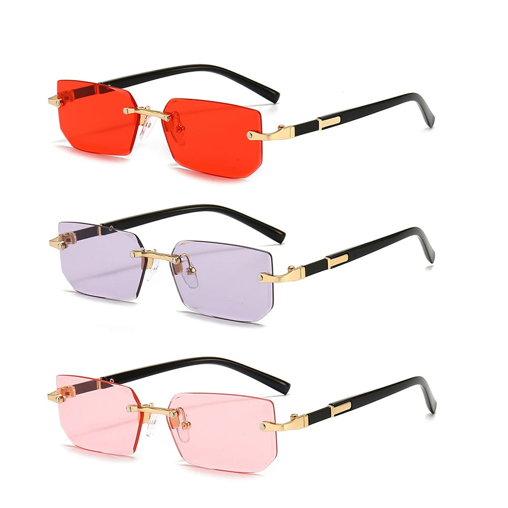 NexBuy™ Rimless Rectangle Sunglasses