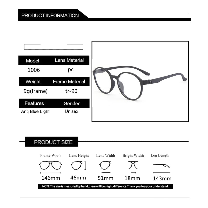 NexBuy™ Flexible Retro Blue-Light Glasses