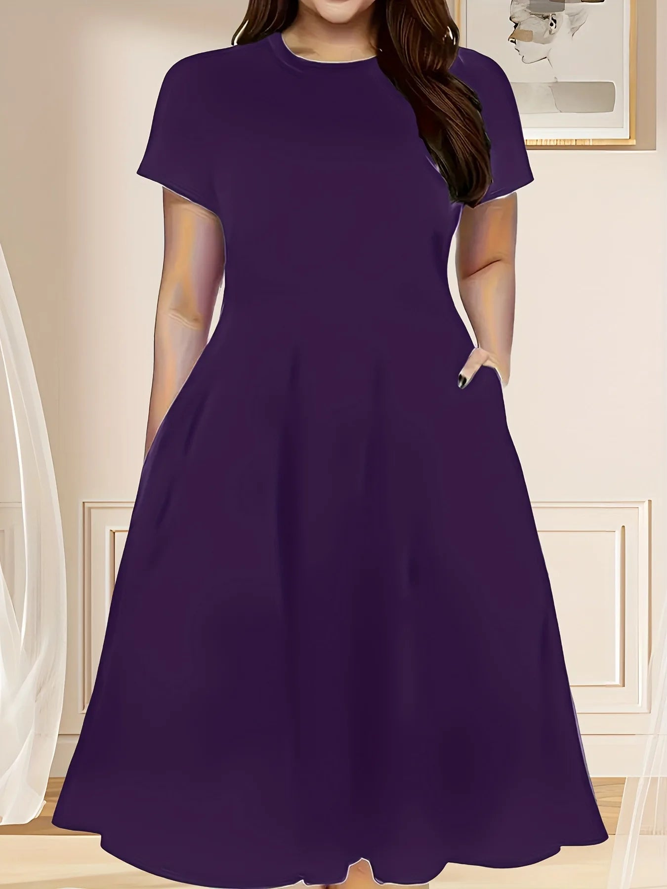 NexBuy™ Solid Color Summer Casual Dress