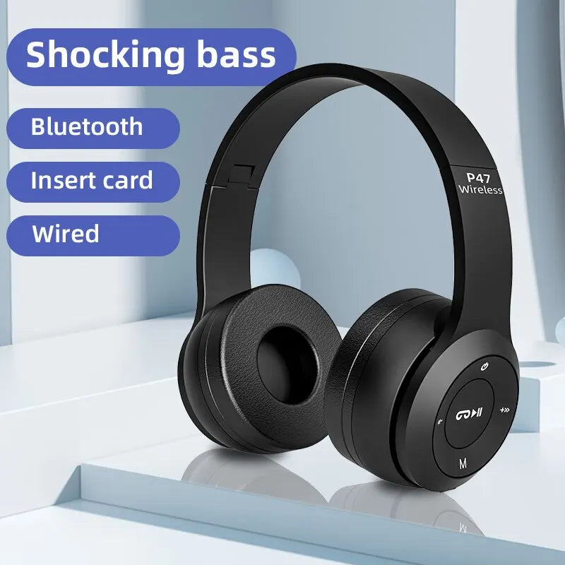NexBuy™ Wireless Foldable Bass Headphones