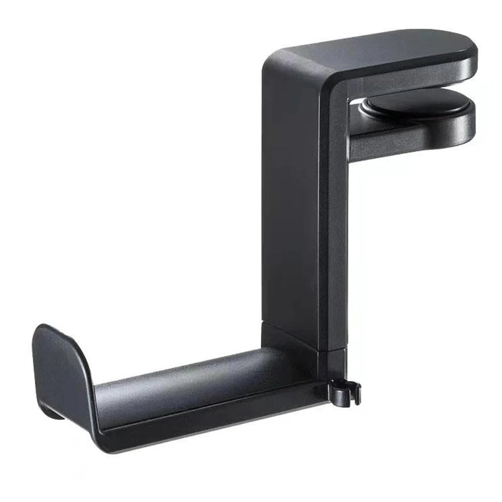NexBuy™ Under Desk Headphone Hook — 360° Rotating Clamp-On Gaming Headset Holder