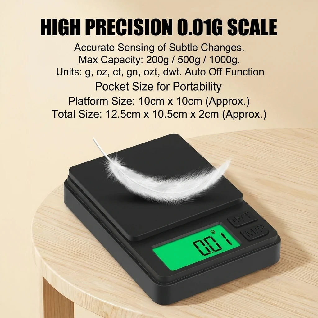 NexBuy™ Precision Digital Pocket Scale