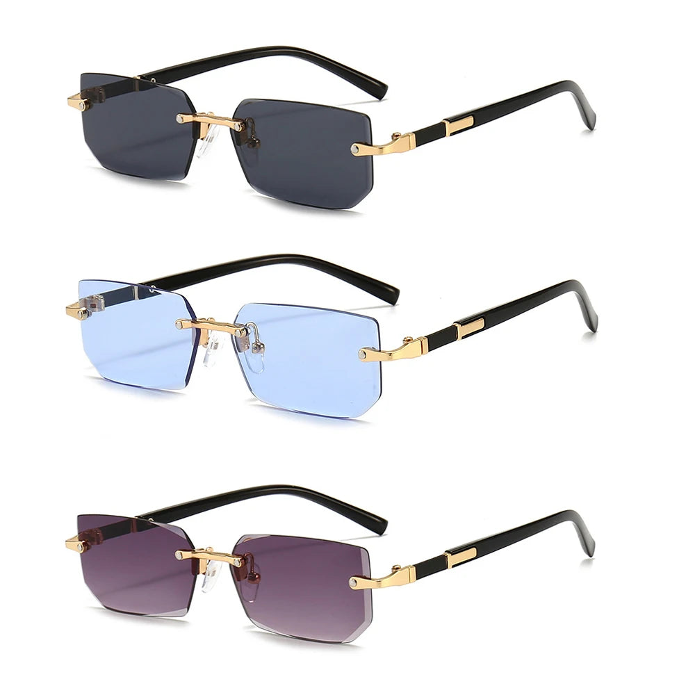 NexBuy™ Rimless Rectangle Sunglasses