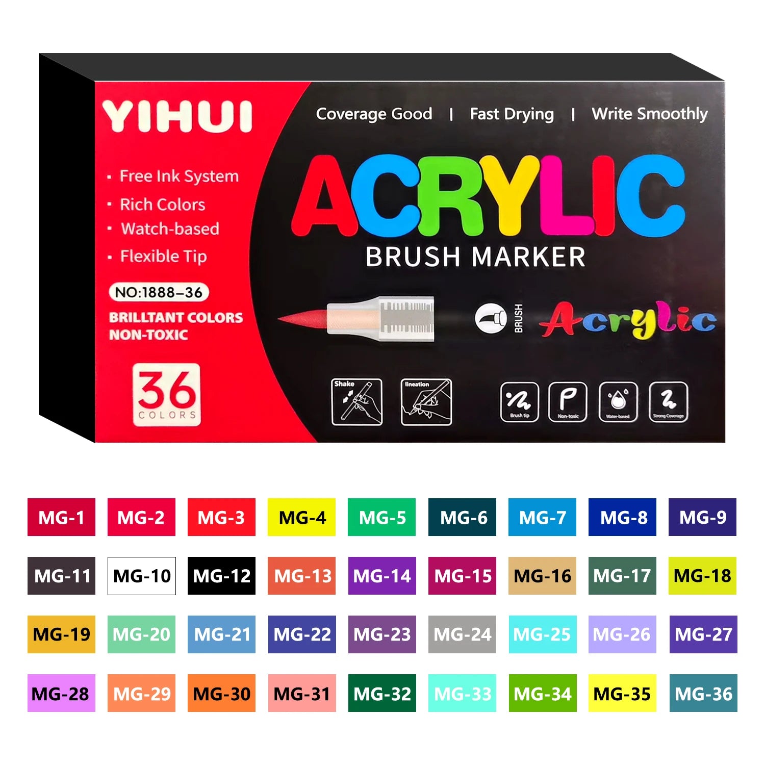 YIHUI Acrylic Paint Pens