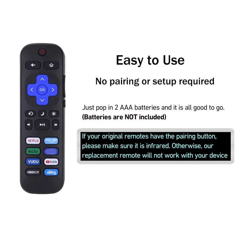 NexBuy™ TV Replacement Remote