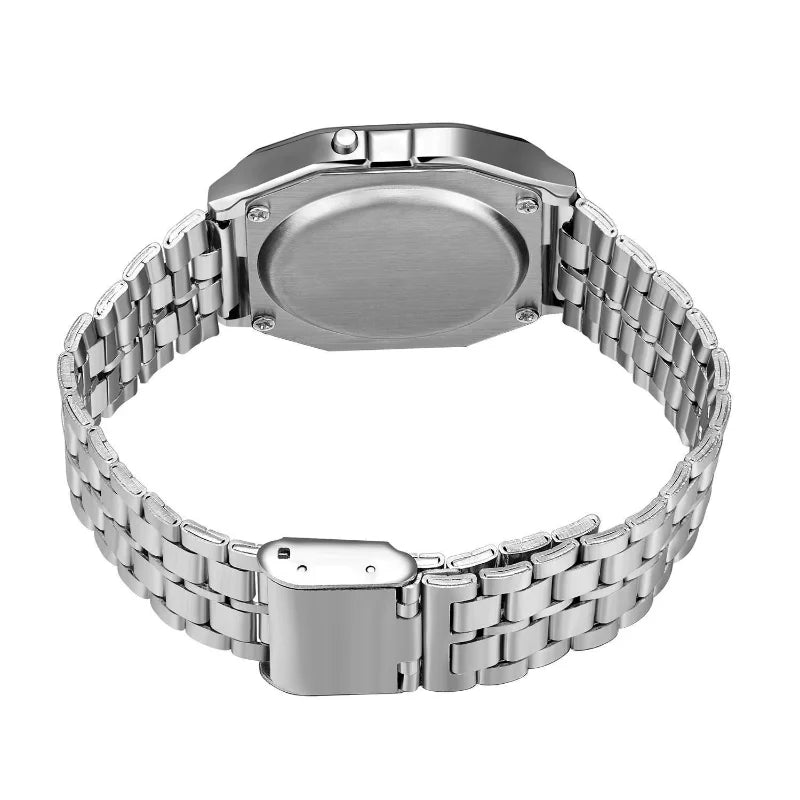 NexBuy™ Steel Band Digital Watch
