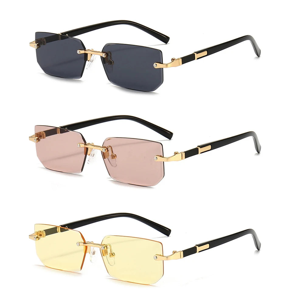 NexBuy™ Rimless Rectangle Sunglasses