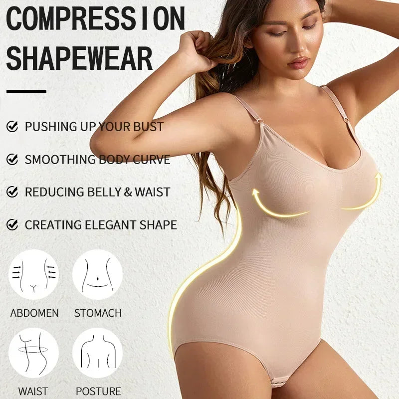 NexBuy™ Seamless Tummy-Control Shaping Bodysuit