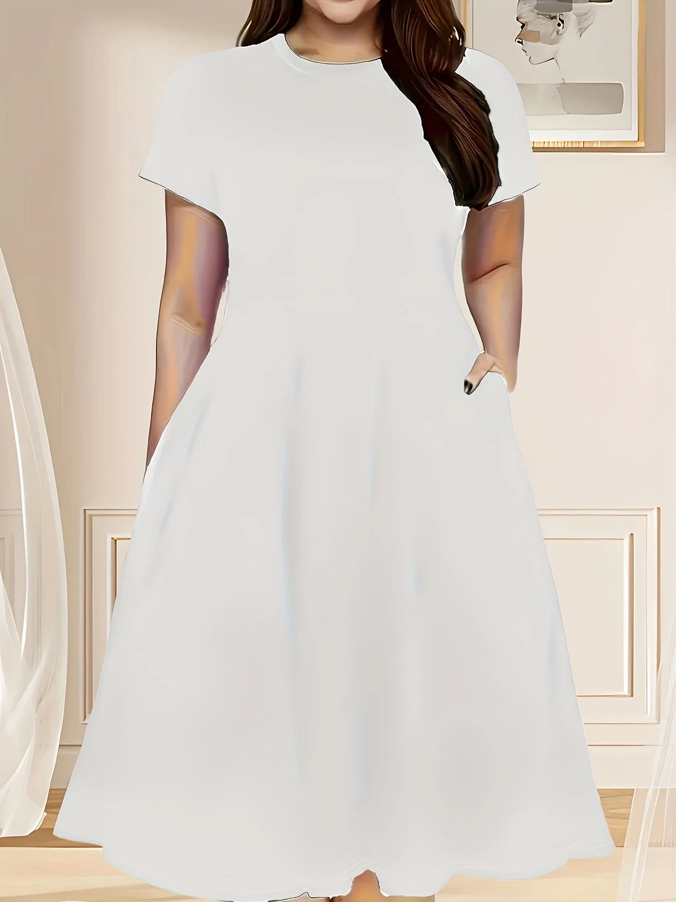 NexBuy™ Solid Color Summer Casual Dress