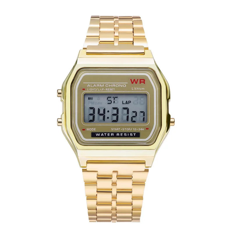 NexBuy™ Steel Band Digital Watch