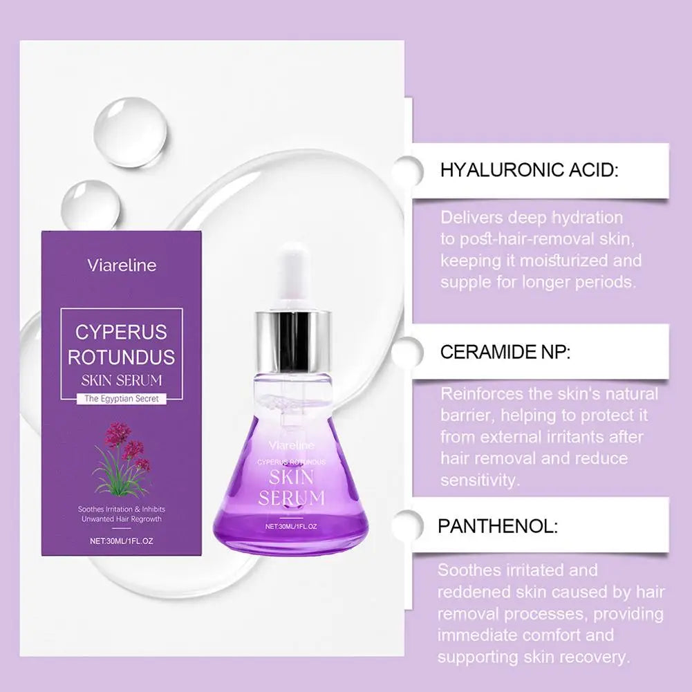 Viareline Cyperus Rotundus Hair-Inhibitor Serum