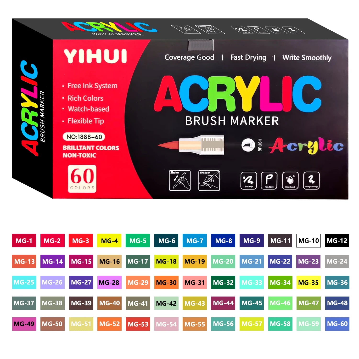 YIHUI Acrylic Paint Pens
