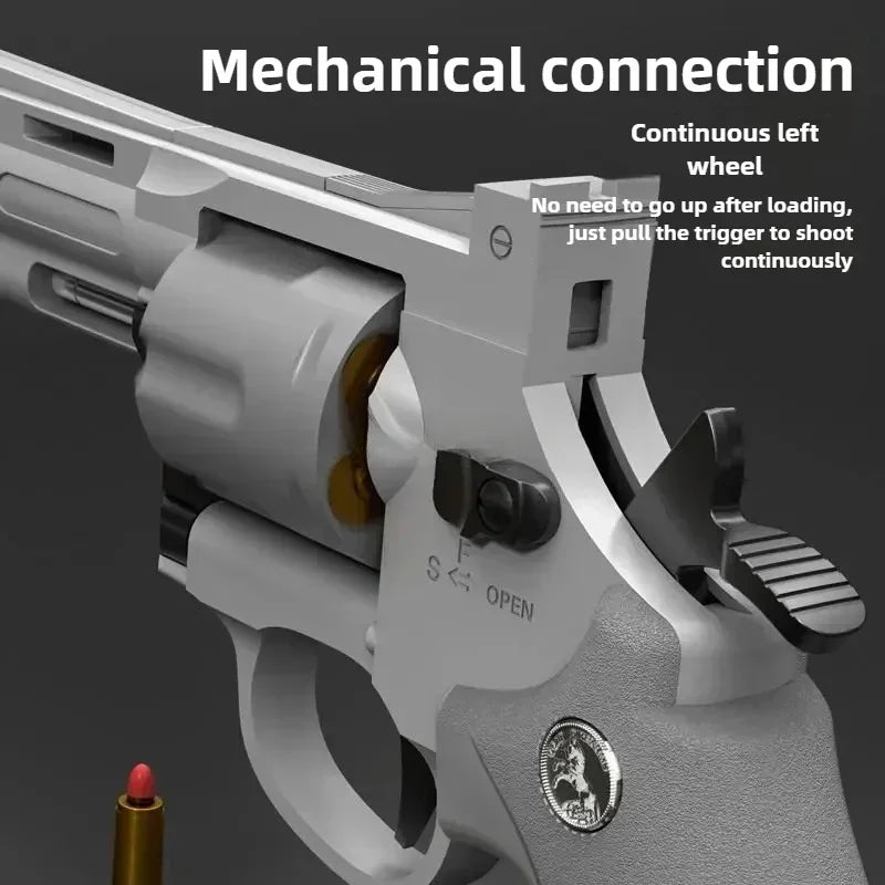 NexBuy™ Magnum Zp-5 357 Long Alloy Revolver Soft Bullet